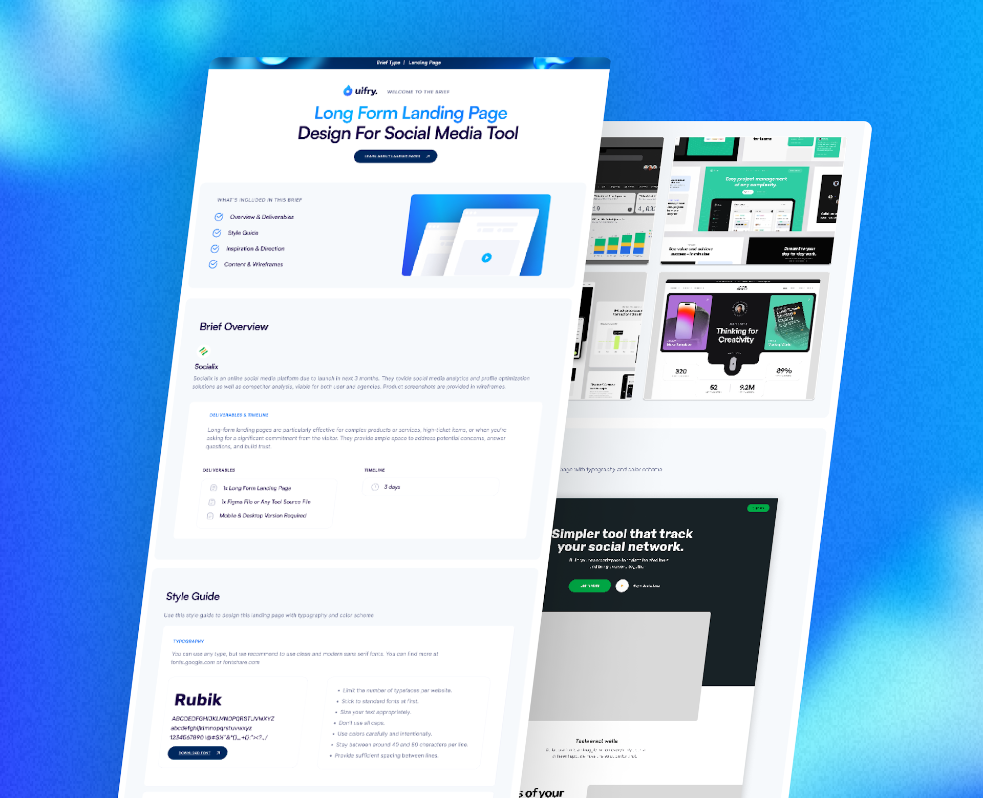 Long Form Landing Page